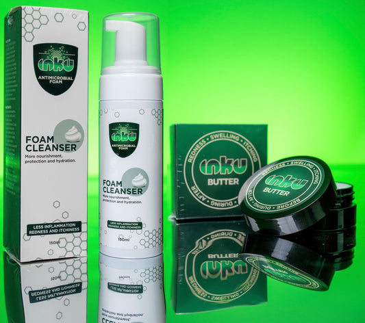 Inku Butter + Antimicrobial Foam Cleanser (Combo Set)
